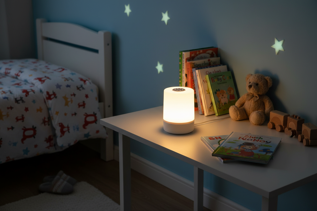 Lámpara táctil habitación infantil